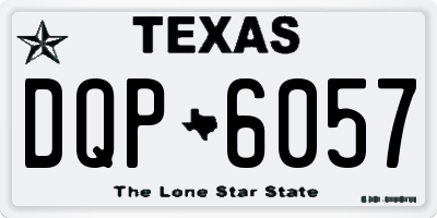 TX license plate DQP6057