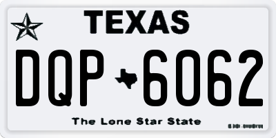TX license plate DQP6062