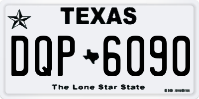 TX license plate DQP6090