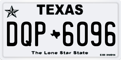 TX license plate DQP6096