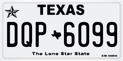 TX license plate DQP6099