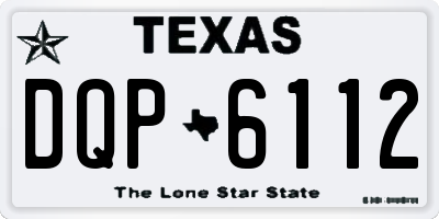TX license plate DQP6112