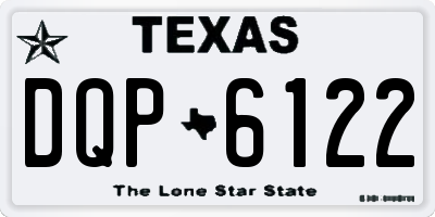 TX license plate DQP6122