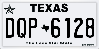 TX license plate DQP6128