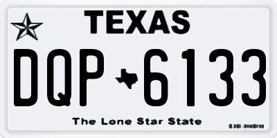 TX license plate DQP6133