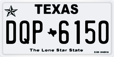 TX license plate DQP6150