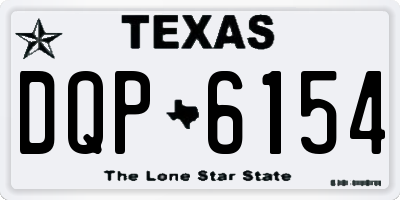 TX license plate DQP6154