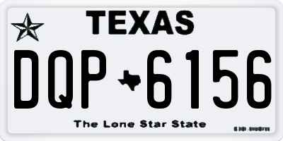 TX license plate DQP6156