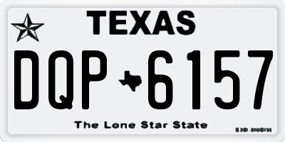TX license plate DQP6157