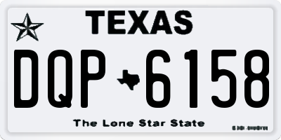TX license plate DQP6158