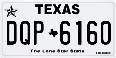 TX license plate DQP6160