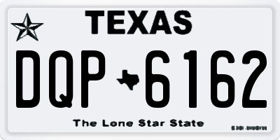 TX license plate DQP6162