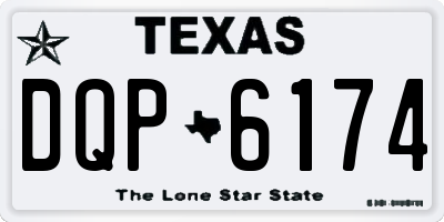 TX license plate DQP6174