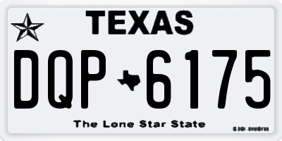 TX license plate DQP6175