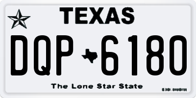 TX license plate DQP6180