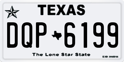 TX license plate DQP6199