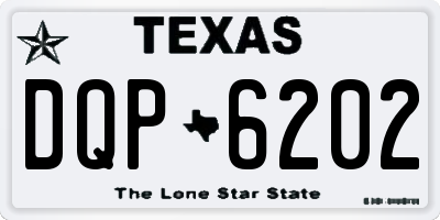 TX license plate DQP6202