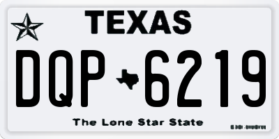 TX license plate DQP6219
