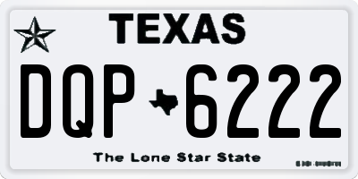 TX license plate DQP6222