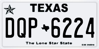 TX license plate DQP6224