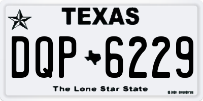 TX license plate DQP6229