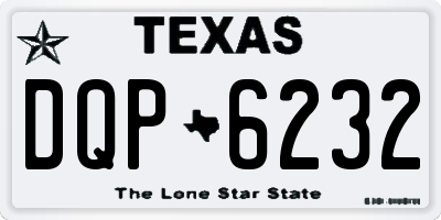 TX license plate DQP6232