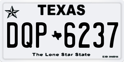 TX license plate DQP6237