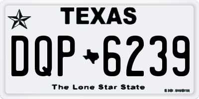 TX license plate DQP6239