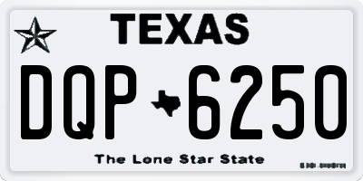 TX license plate DQP6250
