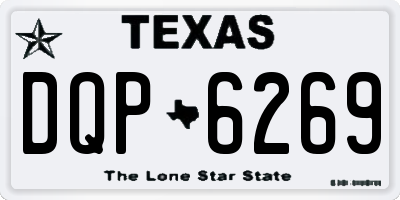 TX license plate DQP6269