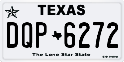 TX license plate DQP6272
