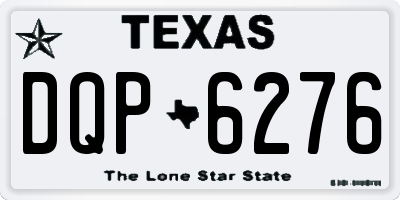 TX license plate DQP6276
