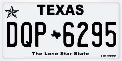 TX license plate DQP6295