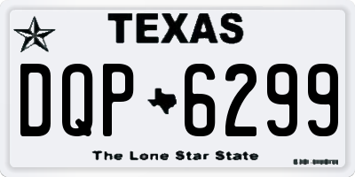 TX license plate DQP6299