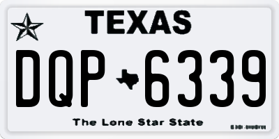 TX license plate DQP6339