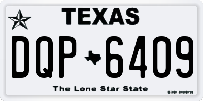 TX license plate DQP6409