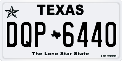 TX license plate DQP6440