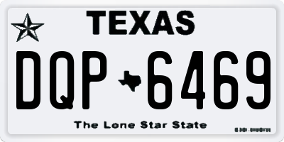 TX license plate DQP6469