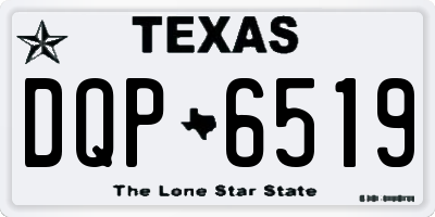 TX license plate DQP6519