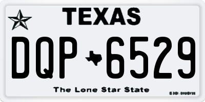 TX license plate DQP6529