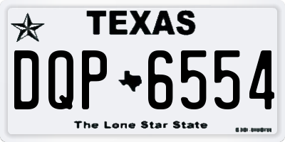 TX license plate DQP6554