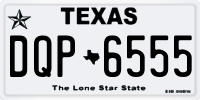 TX license plate DQP6555
