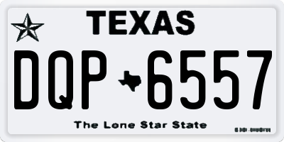 TX license plate DQP6557