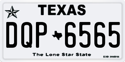 TX license plate DQP6565