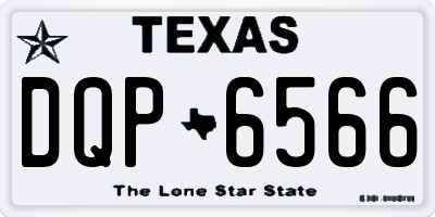 TX license plate DQP6566