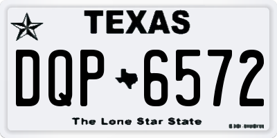 TX license plate DQP6572