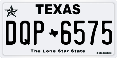 TX license plate DQP6575