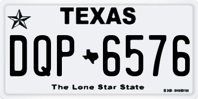 TX license plate DQP6576