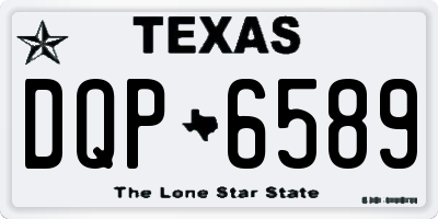 TX license plate DQP6589