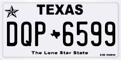 TX license plate DQP6599